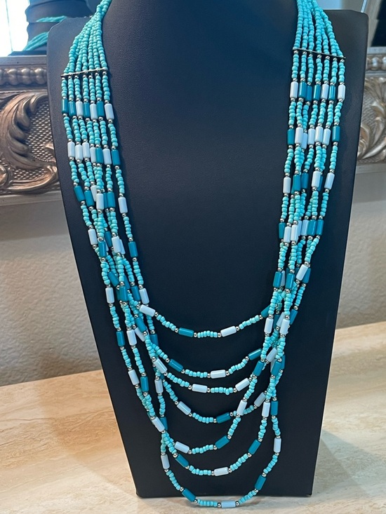 Jewelry - Turquoise Multi-Strand Beaded Necklace
